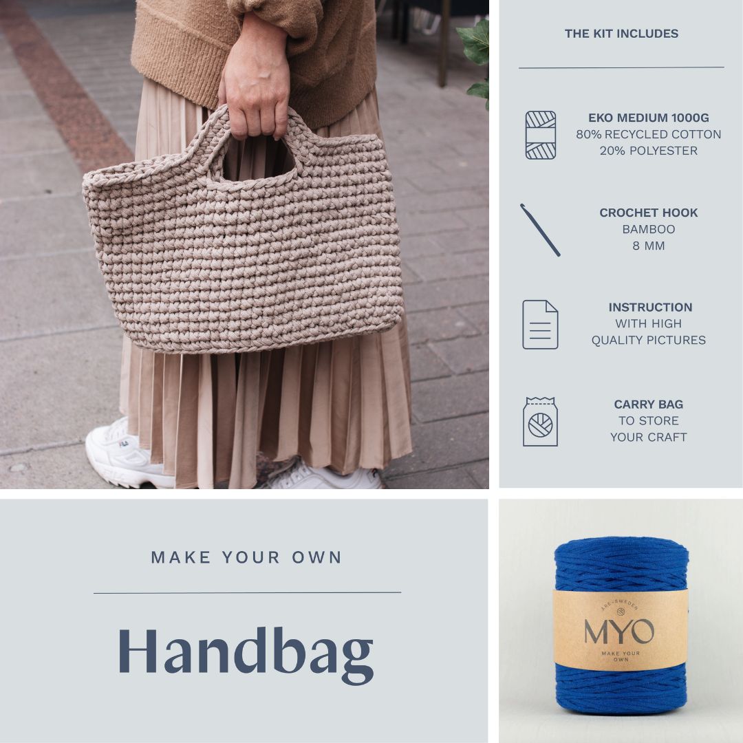 DIY-Kit: Gehäkelte Tasche "Emelie"