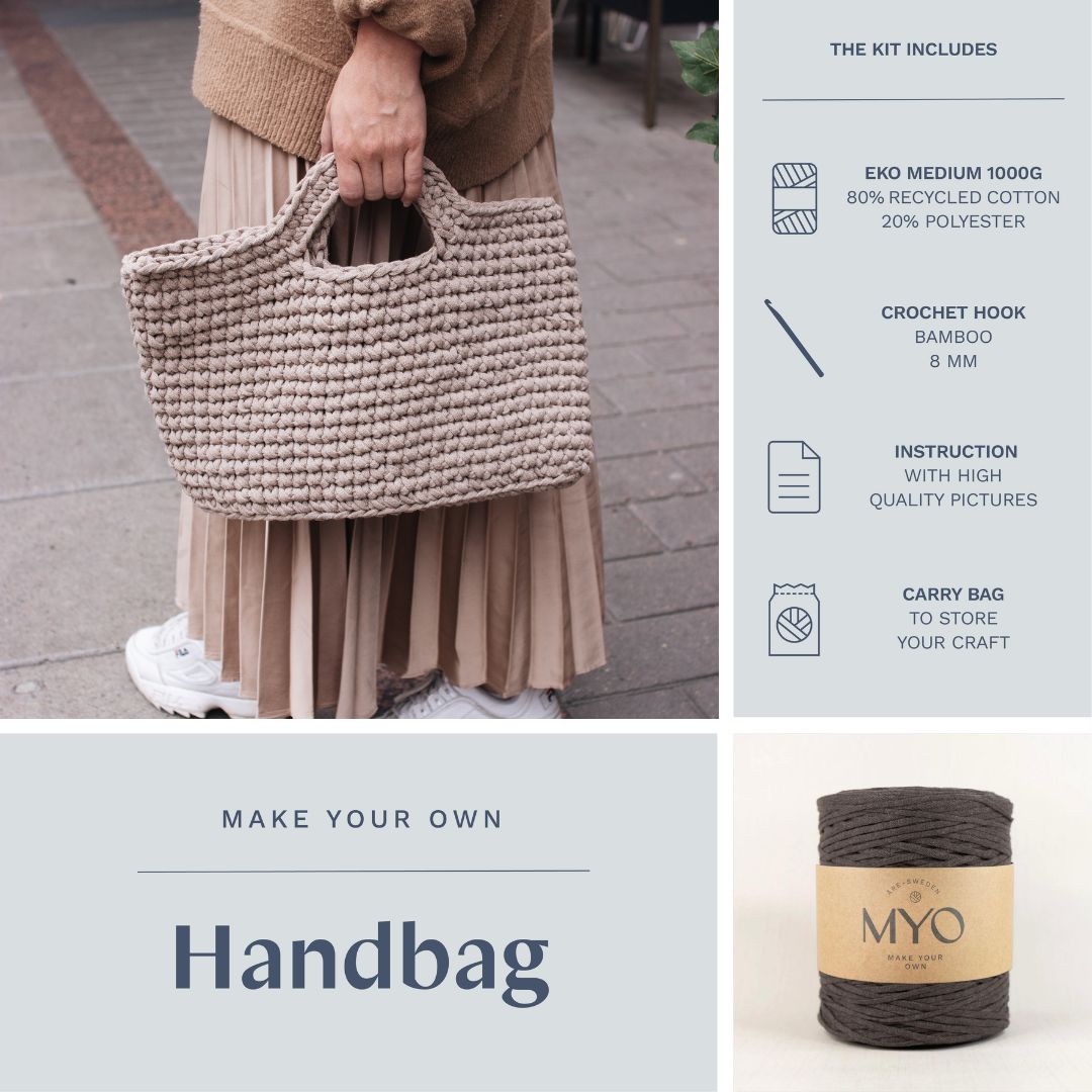 DIY-Kit: Gehäkelte Tasche "Emelie"