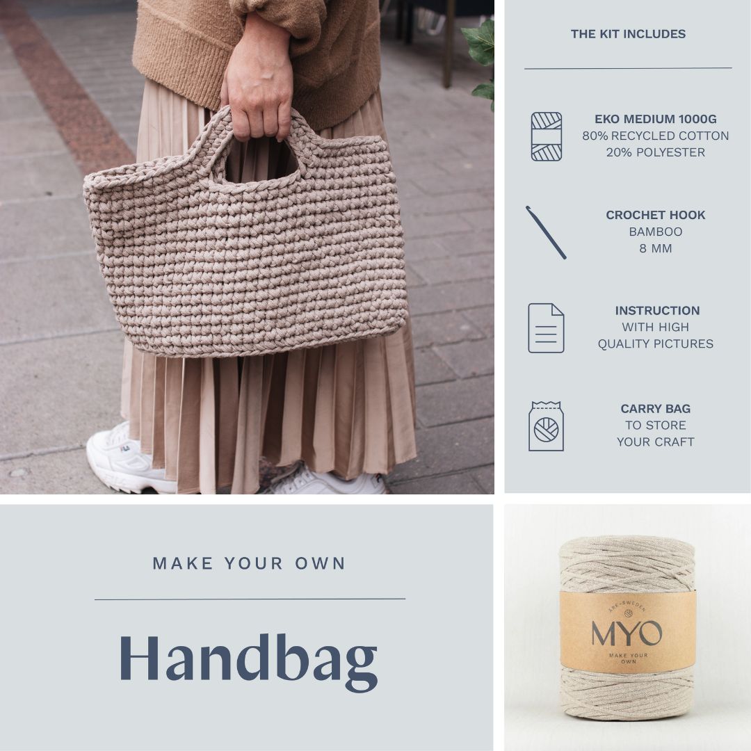 DIY-Kit: Gehäkelte Tasche "Emelie"