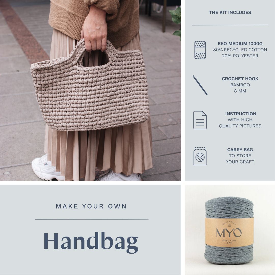 DIY-Kit: Gehäkelte Tasche "Emelie"