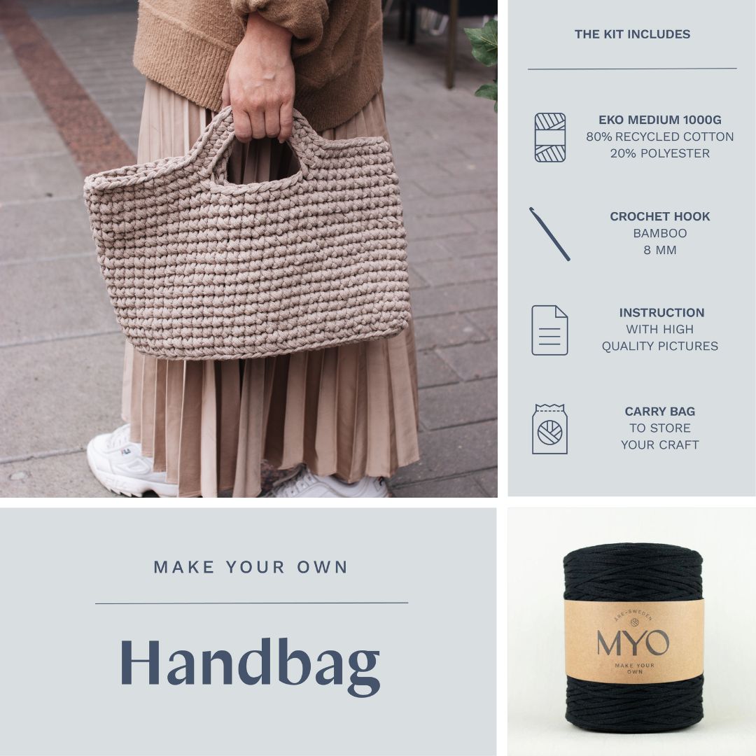 DIY-Kit: Gehäkelte Tasche "Emelie"