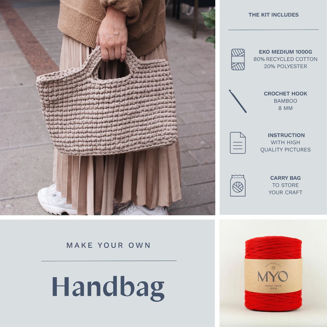 DIY-Kit: Gehäkelte Tasche "Emelie"