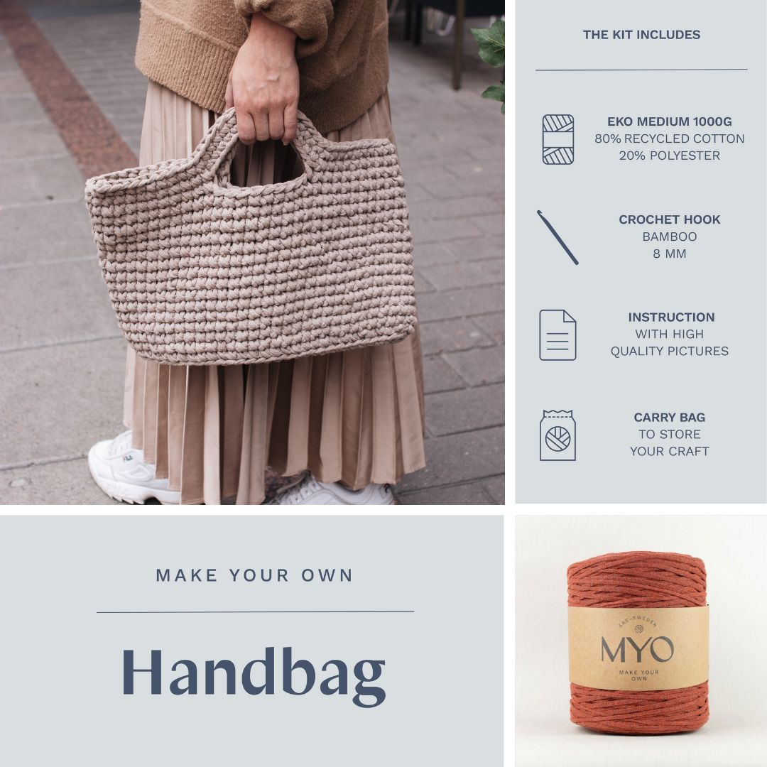 DIY-Kit: Gehäkelte Tasche "Emelie"