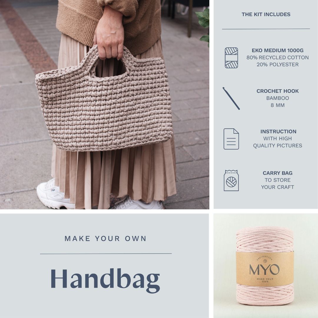 DIY-Kit: Gehäkelte Tasche "Emelie"