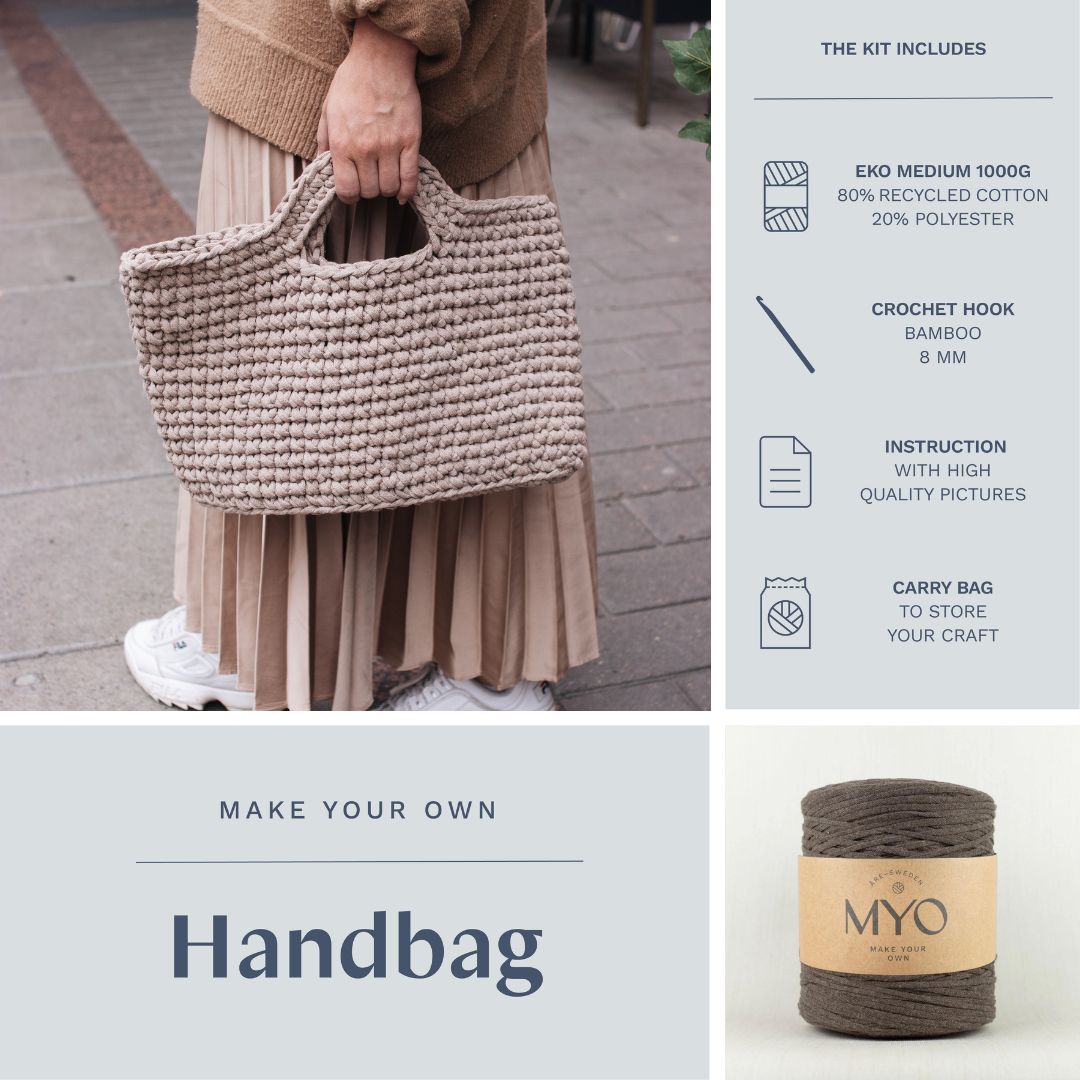 DIY-Kit: Gehäkelte Tasche "Emelie"
