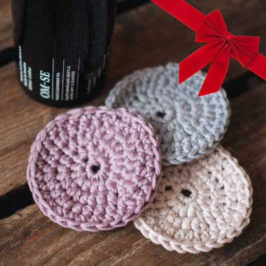 GESCHENKBOX: Gehäkelte Bambusrondellen