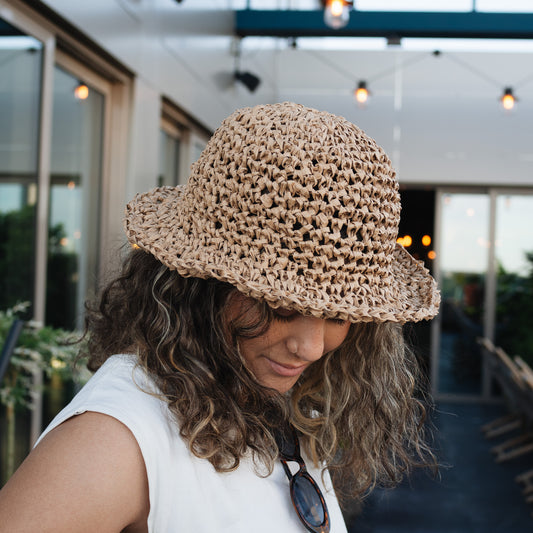 DIY kit: Crocheted sun hat