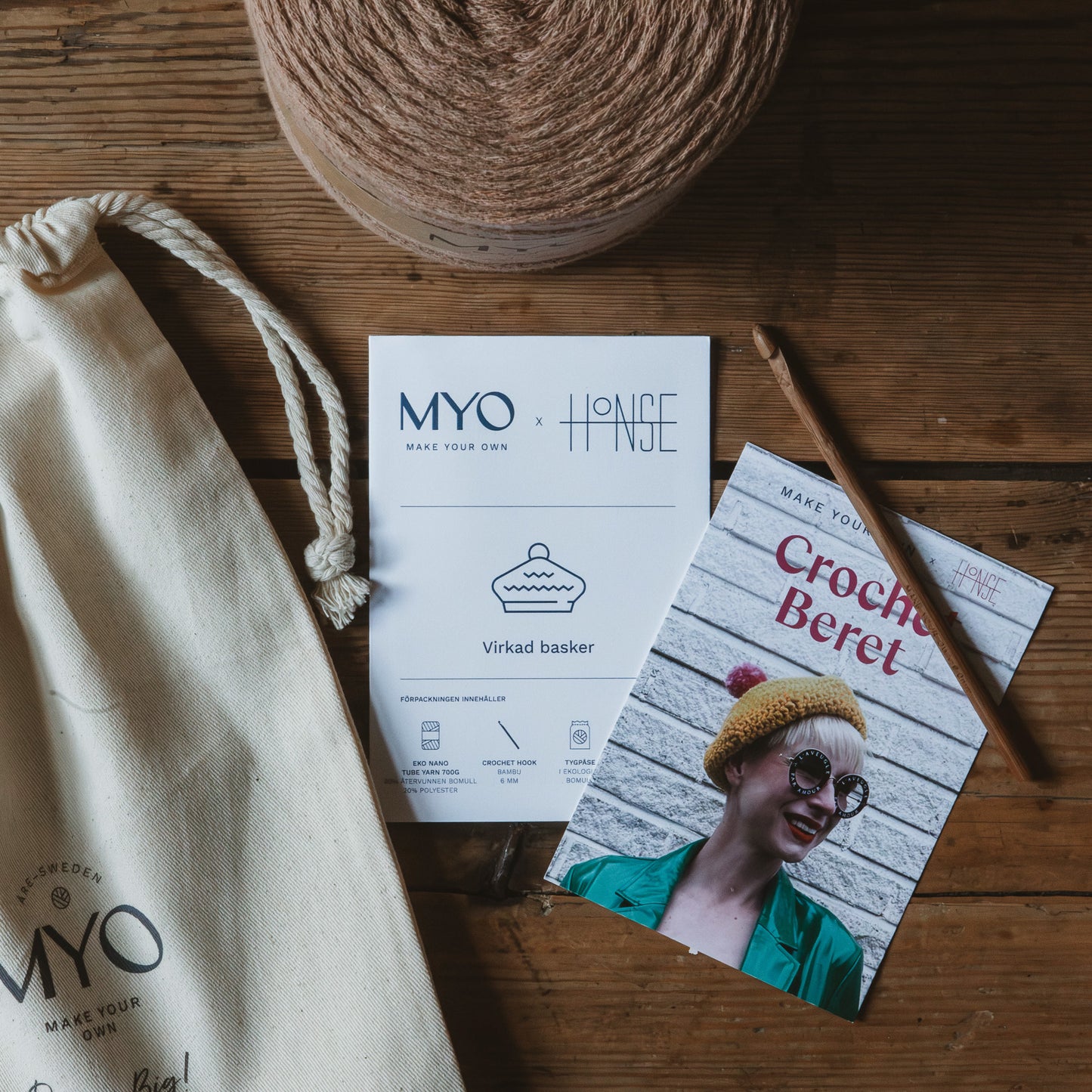 DIY-kit: Virkad basker
