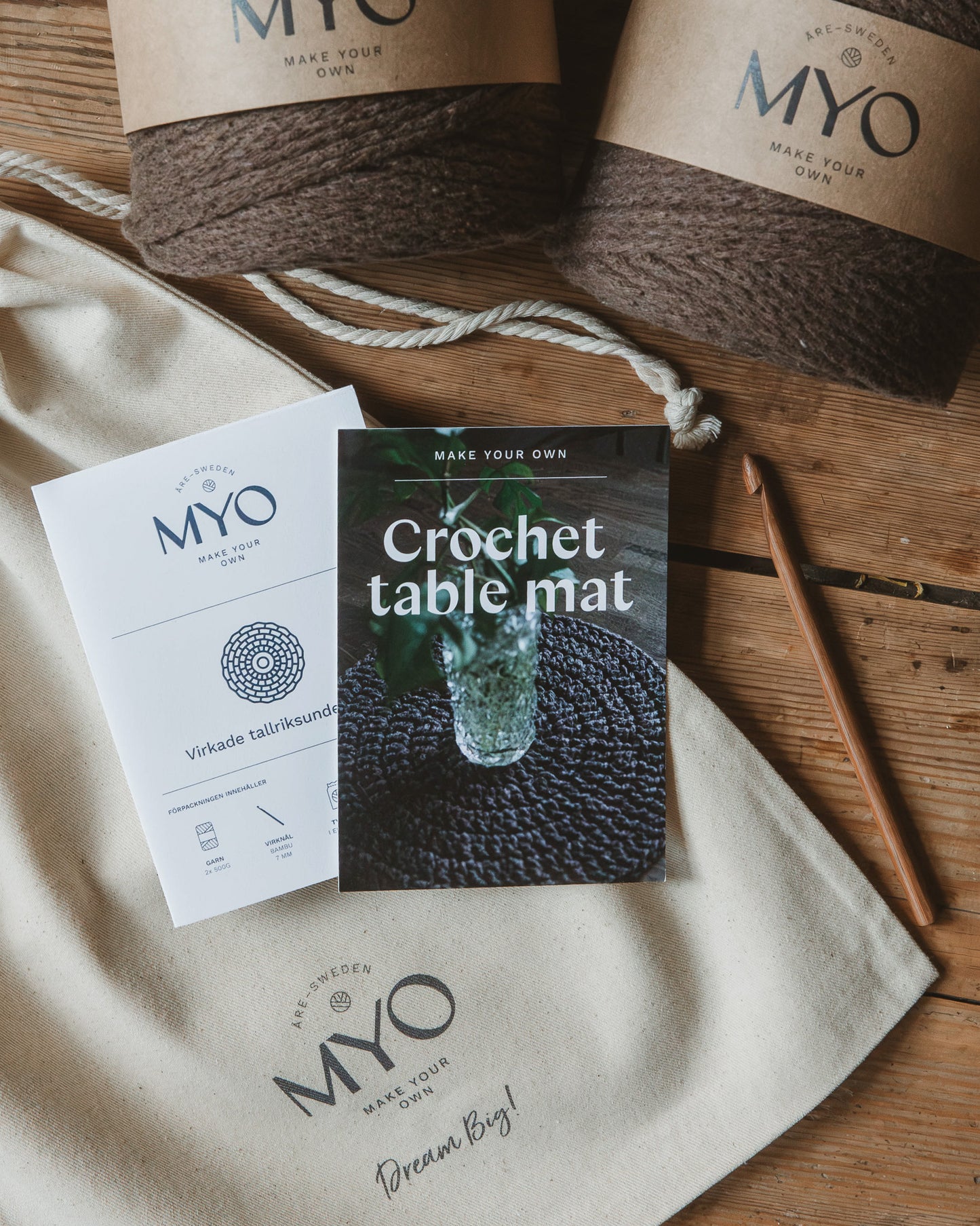DIY-Kit: Gehäkelte Untersetzer