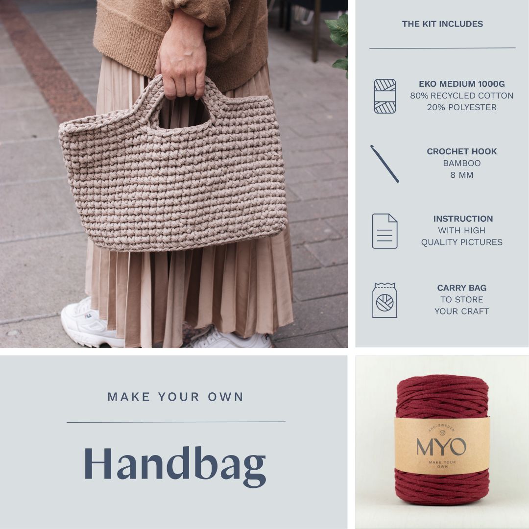 DIY-Kit: Gehäkelte Tasche "Emelie"