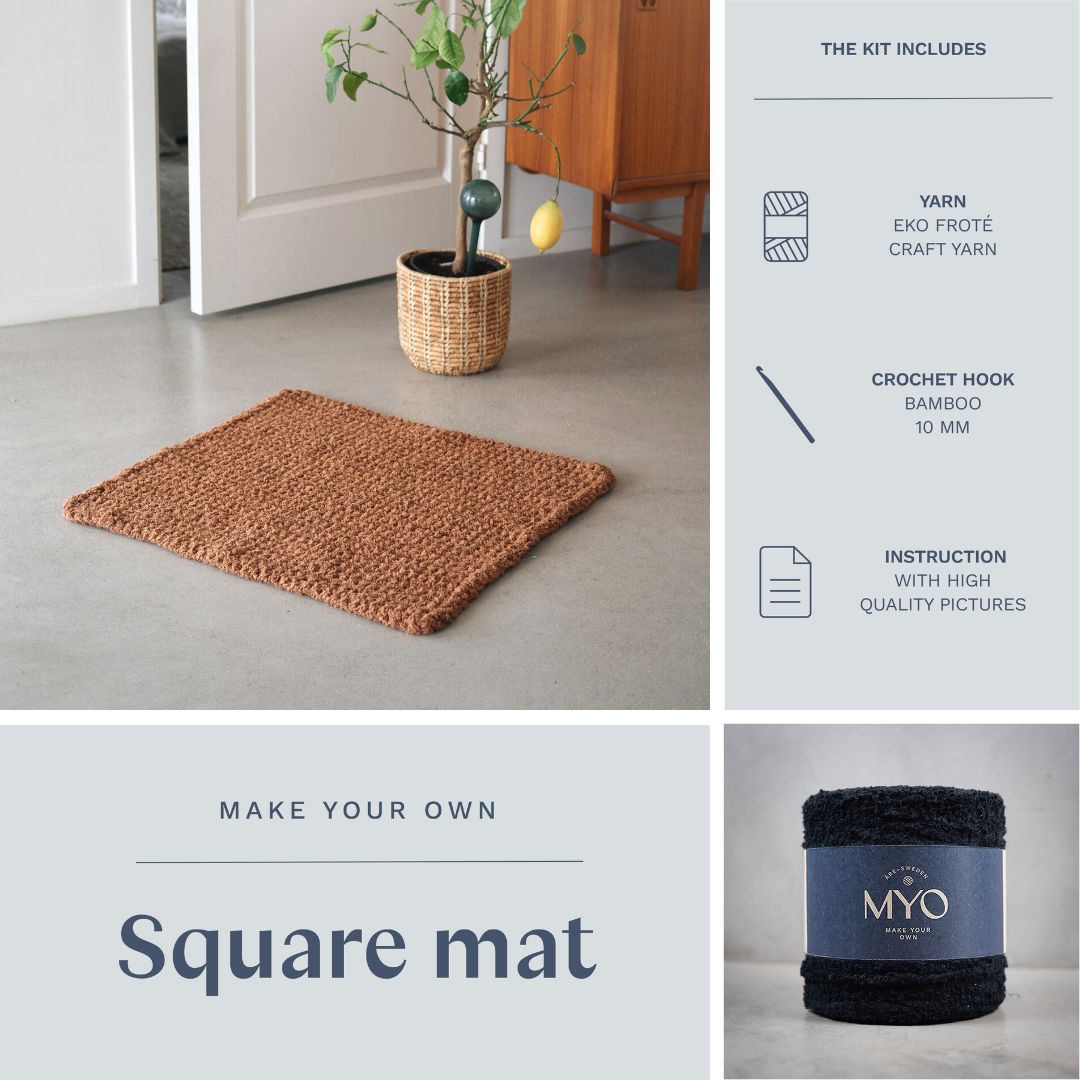 DIY kit: Crochet terry rug