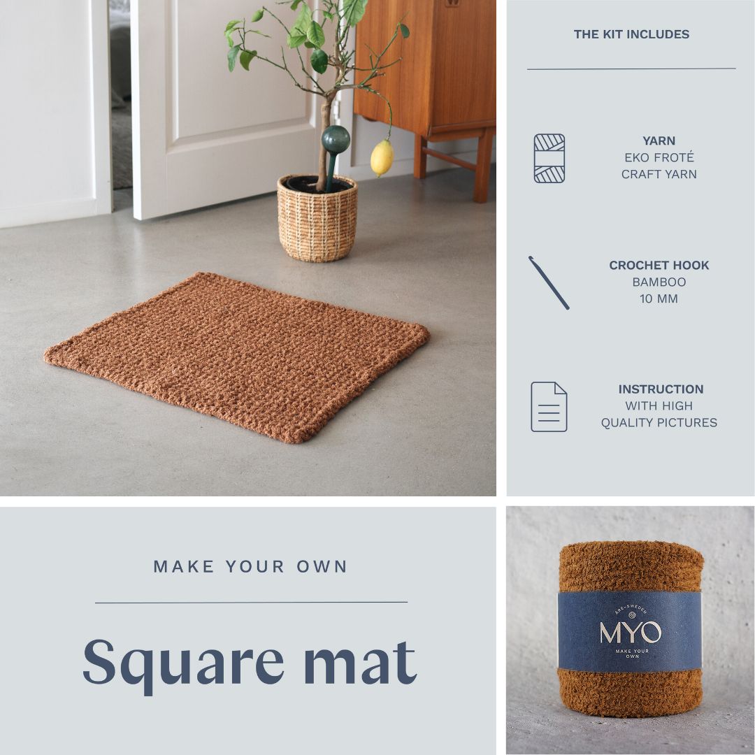 DIY kit: Crochet terry rug