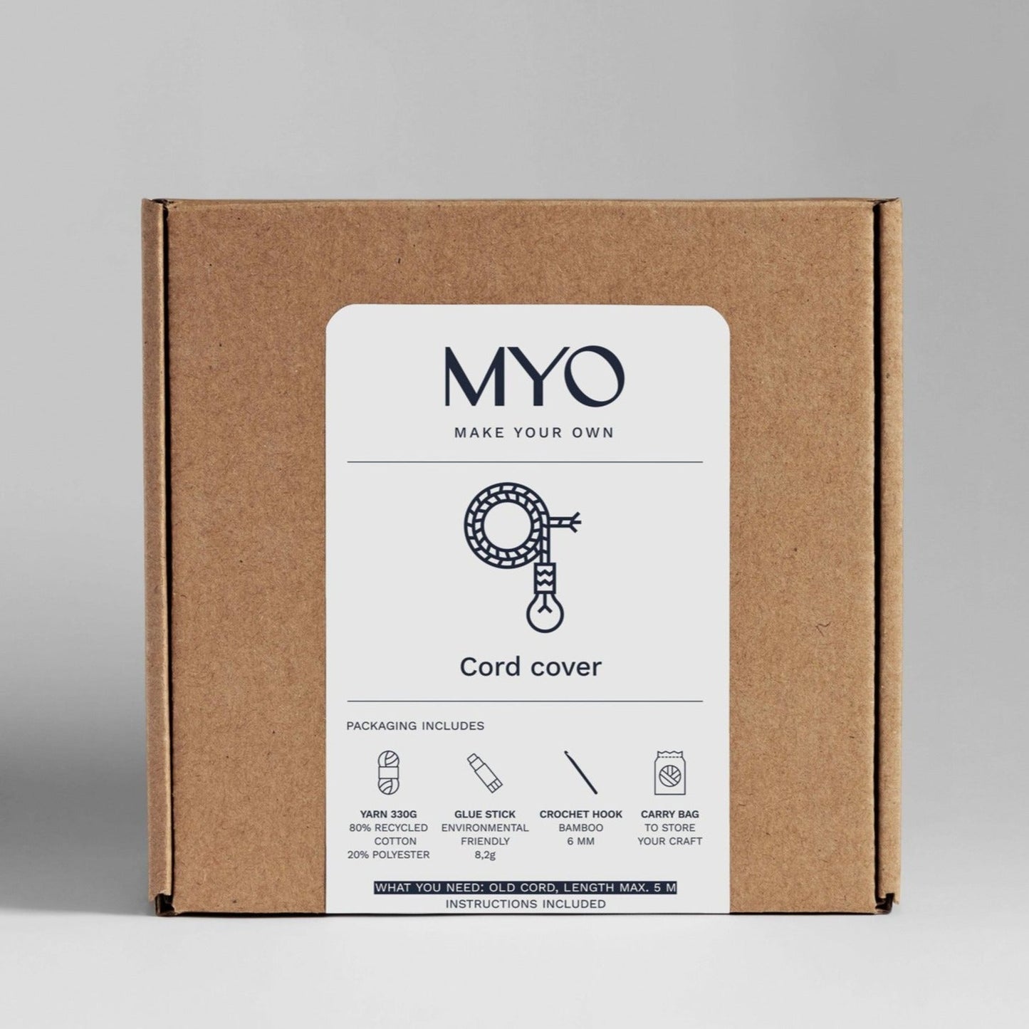 Makramé lampsladd - MYO Make Your Own