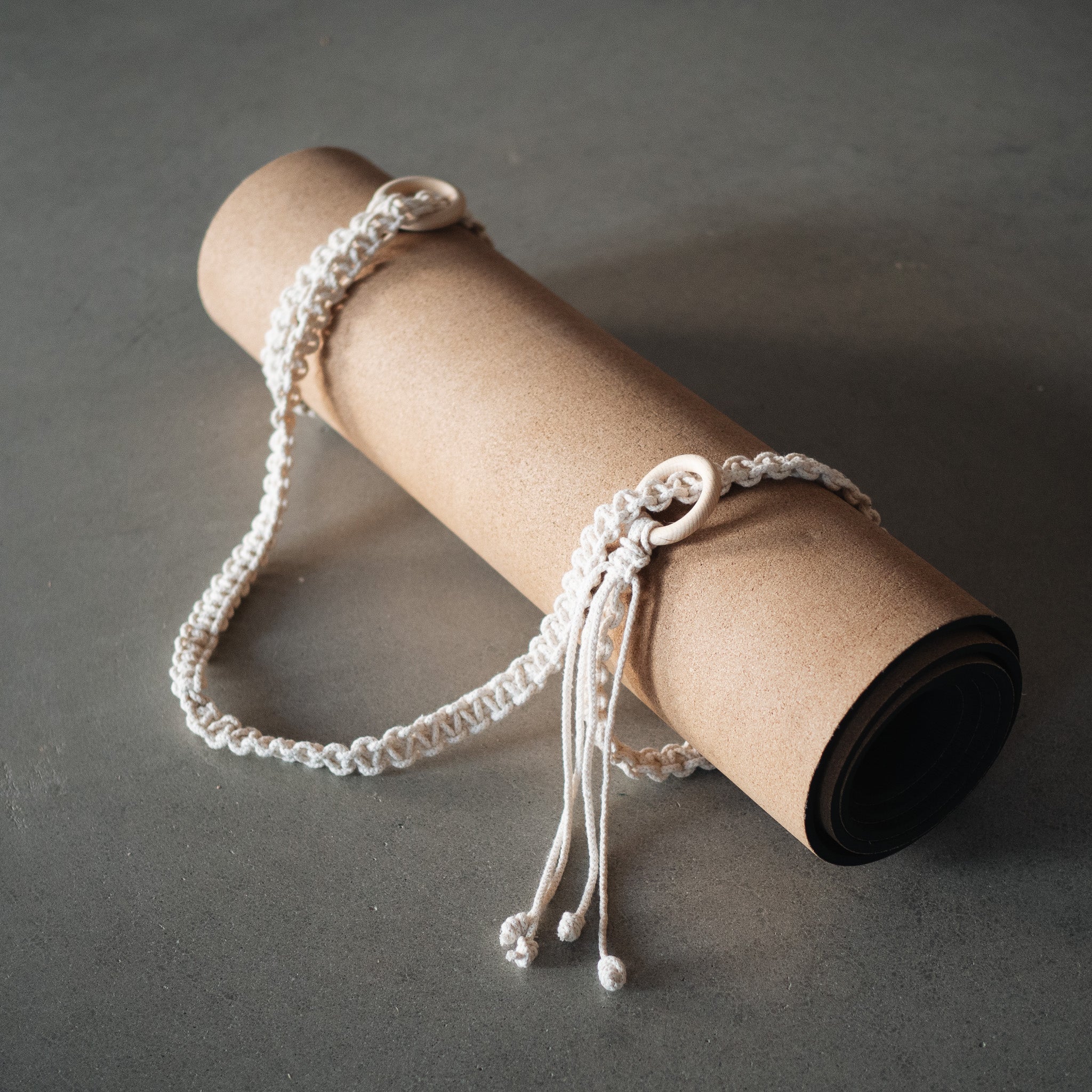 handmade macrame yoga mat strap [one size fits all], the urbivore