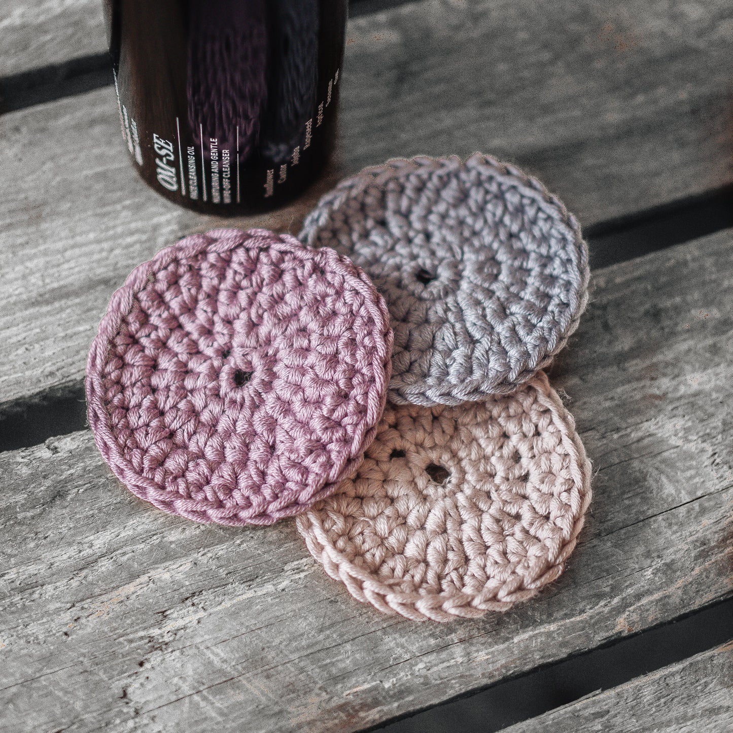 DIY kit: Crochet bamboo pads