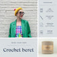 GIFT BOX: Crocheted beret