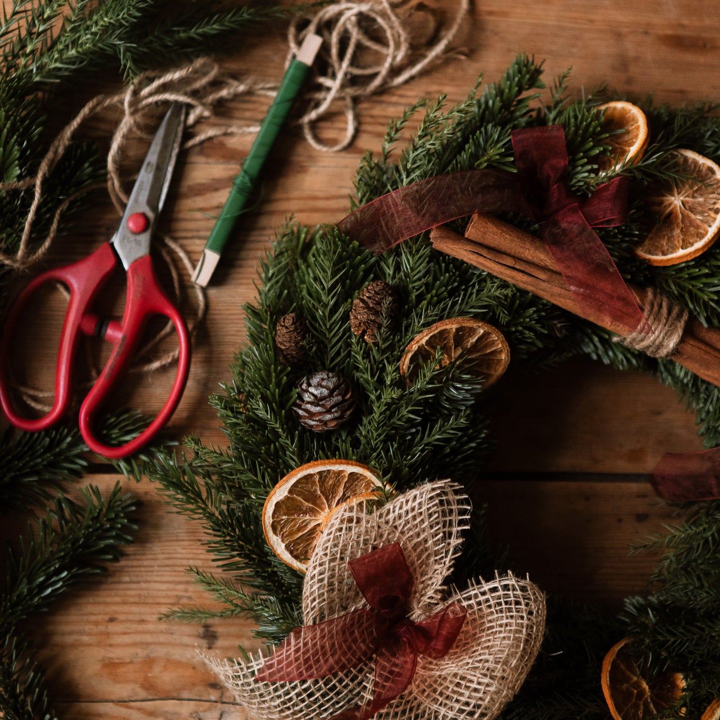 Workshop: Gör din egen julkrans