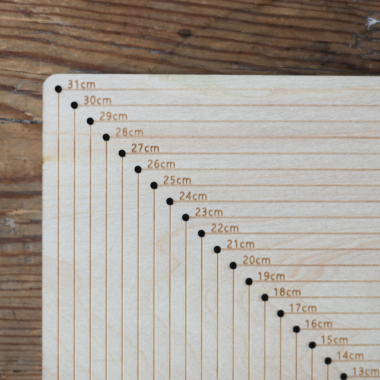 MYO Holzblockplatte + 8 Metallstifte