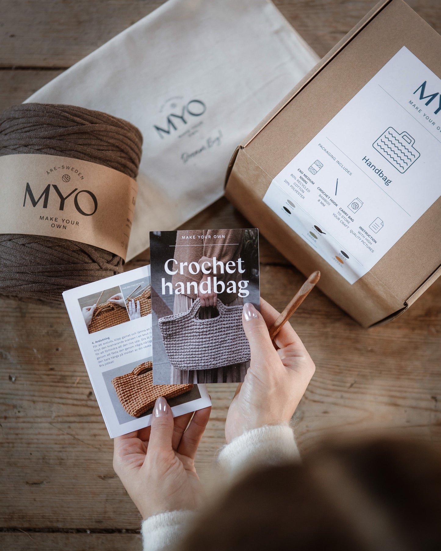 GESCHENKBOX : Gehäkelte Tasche