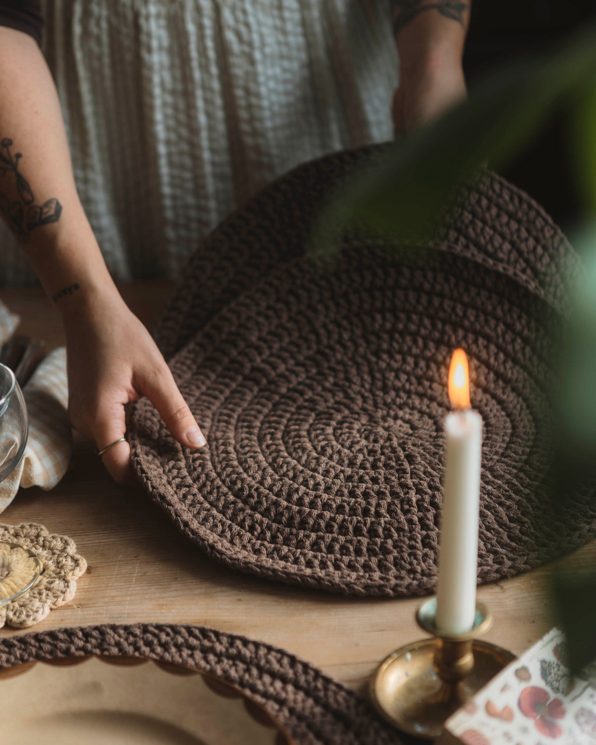 DIY kit: Crocheted placemats