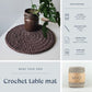 DIY-kit: Virkade tallriksunderlägg