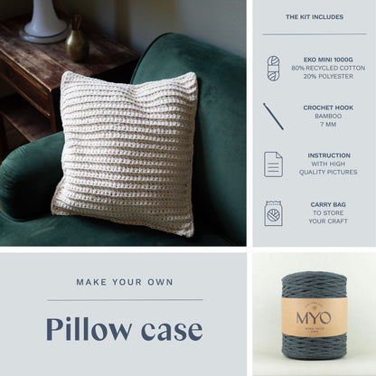 DIY-kit: Gehaakte kussenhoes