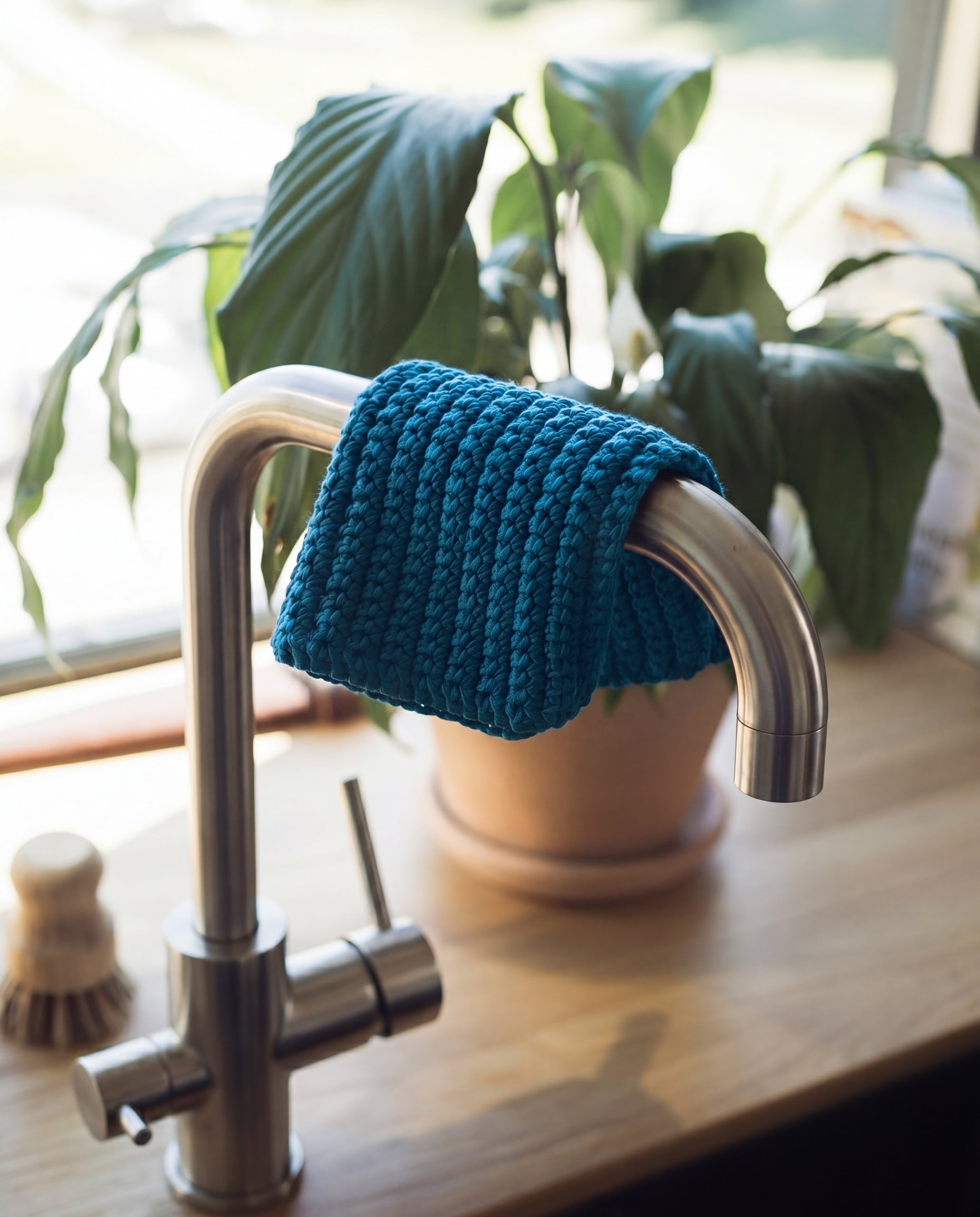 DIY-kit: Gehaakte schoonmaakdoek