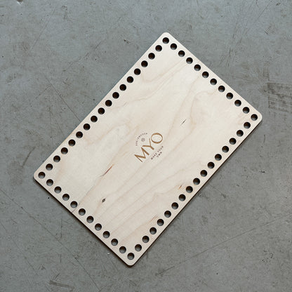 MYO Basket base in wood, square