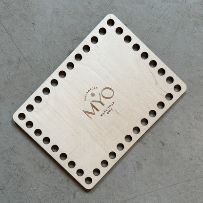 MYO Basket base in wood, square