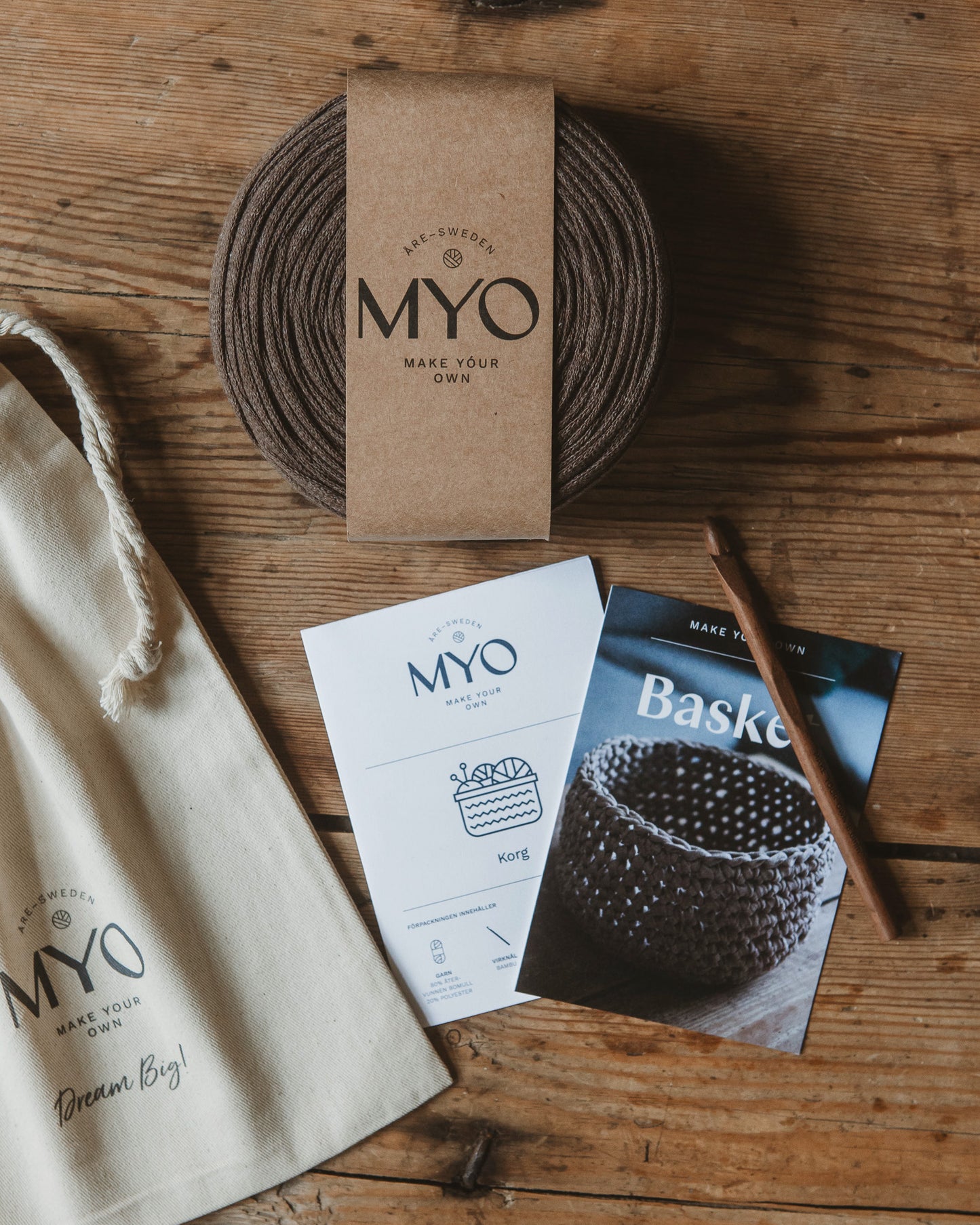 GESCHENKBOX: Gehäkelter Korb