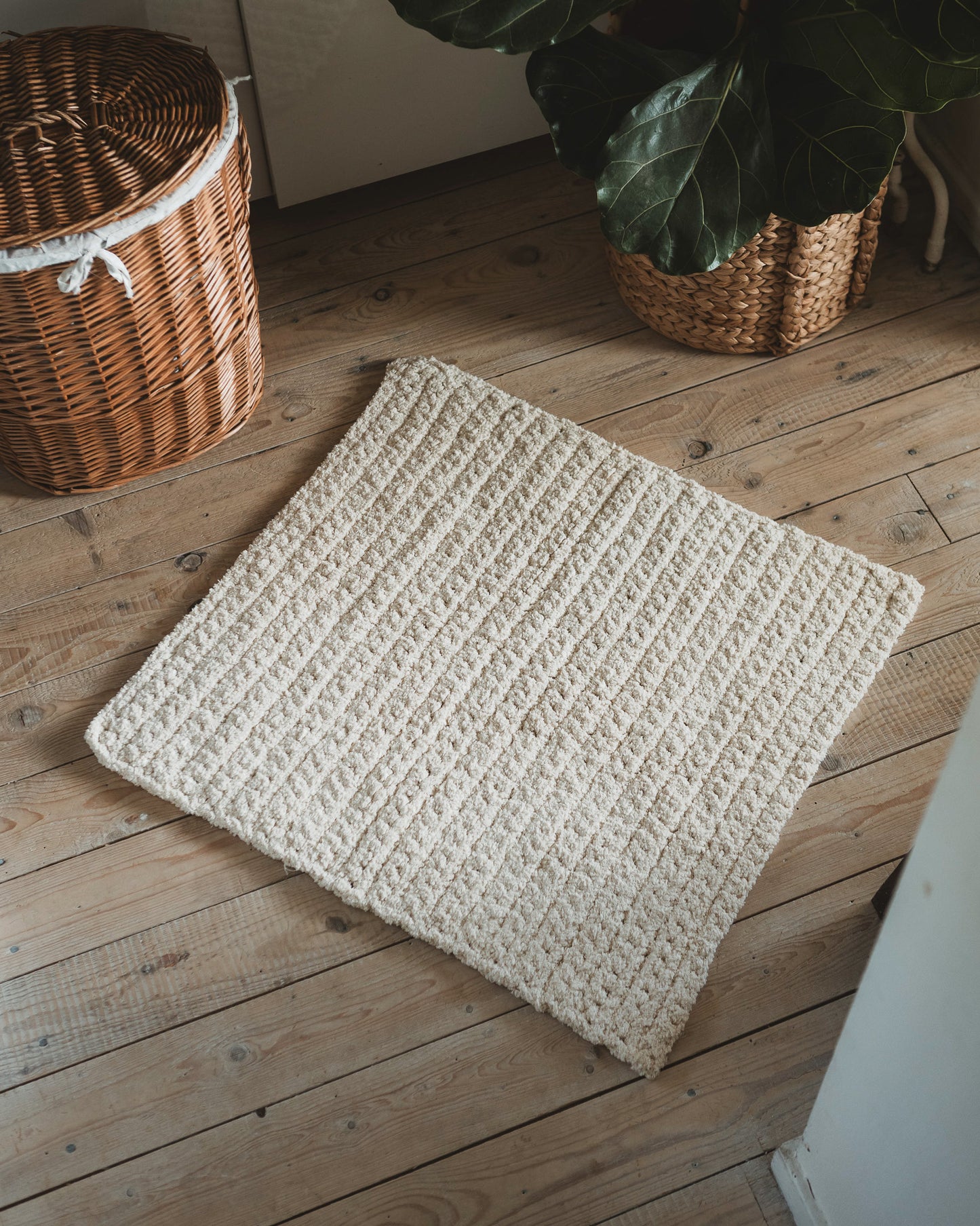 DIY-Kit: Gehäkelte Frottee-Matte