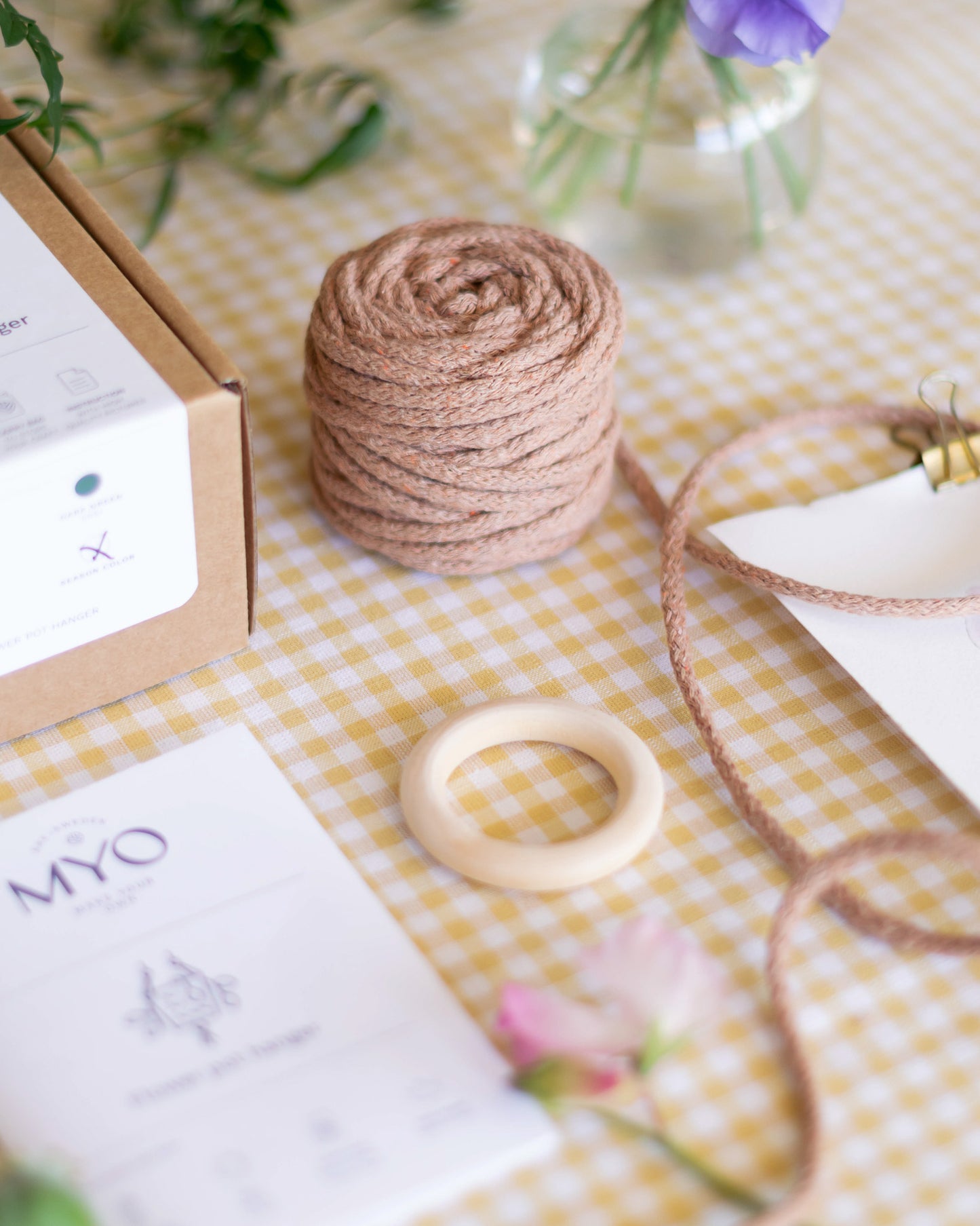 DIY kit: Macramé plant hanger