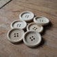 Träknappar 6pack 10, 20 eller 30mm