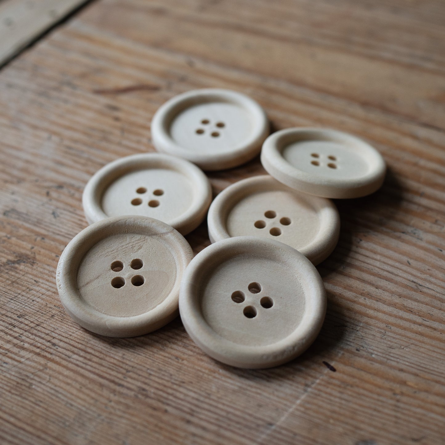 Träknappar 6pack 10, 20 eller 30mm