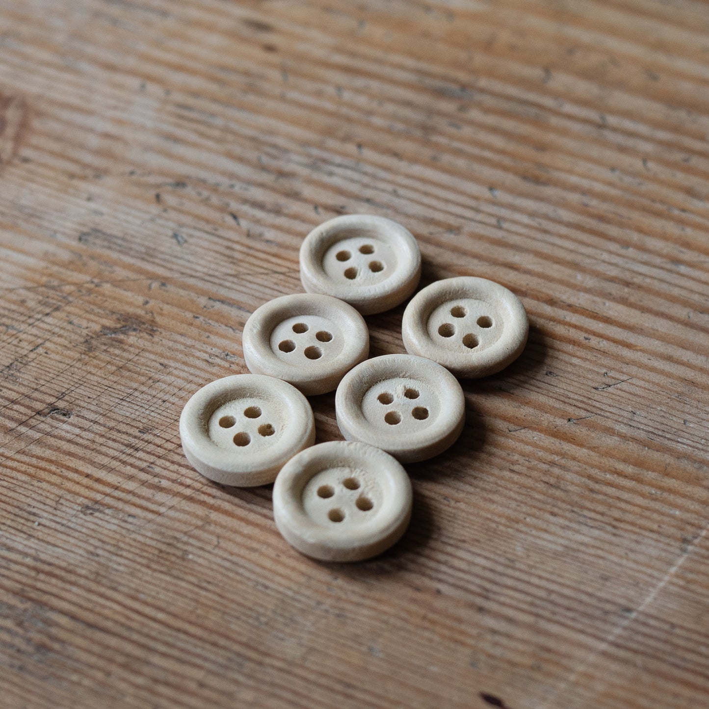 Träknappar 6pack 10, 20 eller 30mm