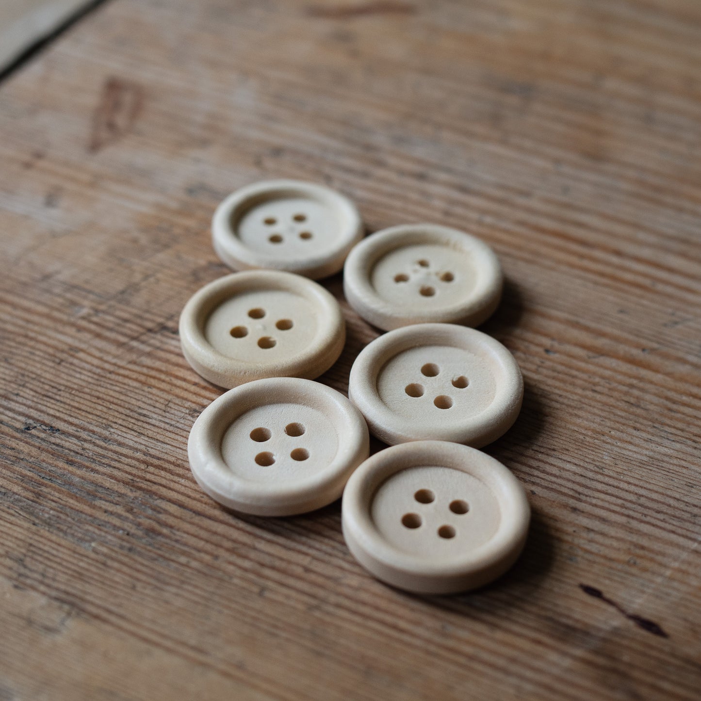 Träknappar 6pack 10, 20 eller 30mm