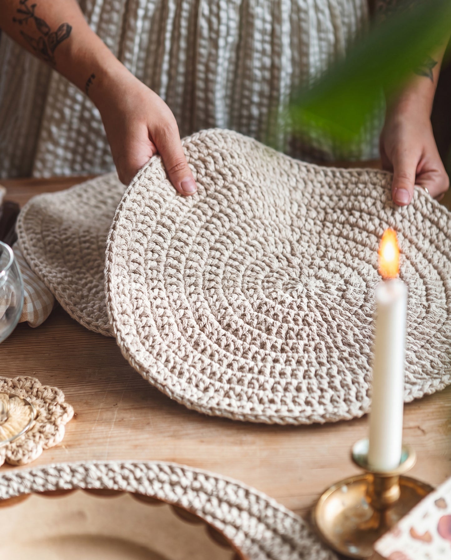 DIY-Kit: Gehäkelte Untersetzer