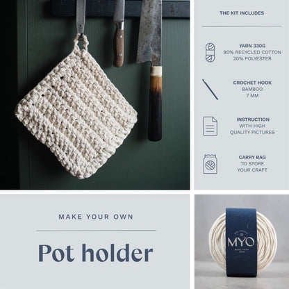 DIY kit: Crochet Potholder 