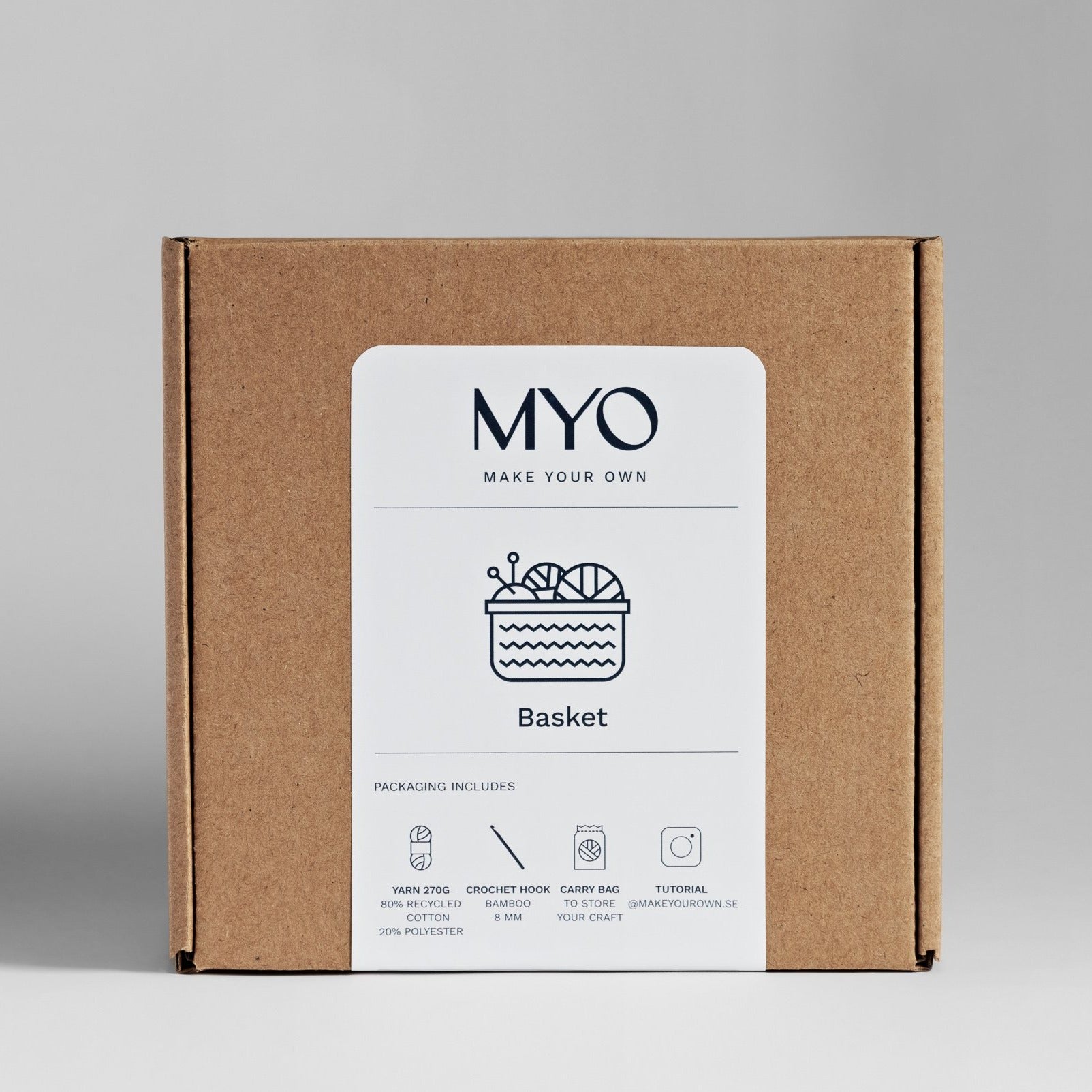 Virkad korg - MYO Make Your Own