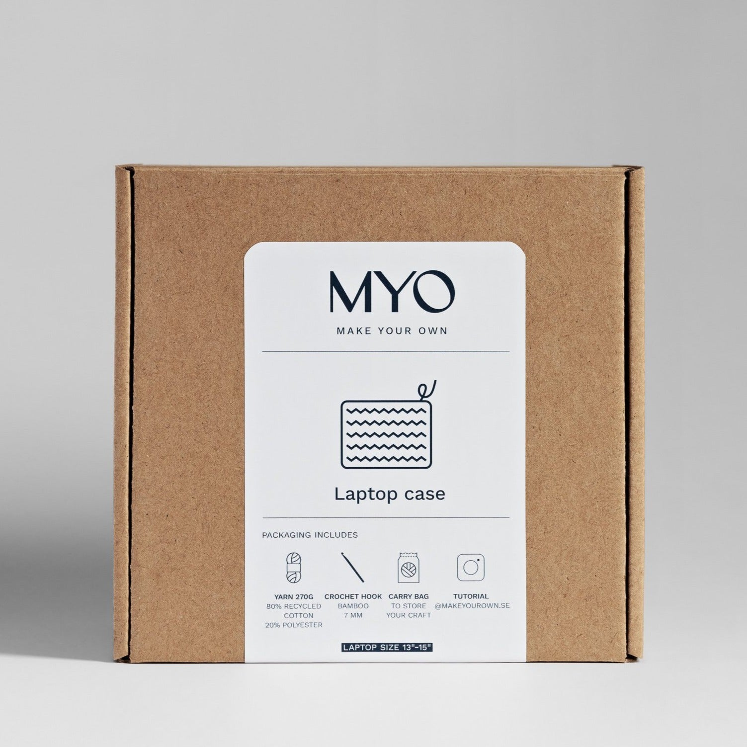 Virkad laptop-fodral - MYO Make Your Own