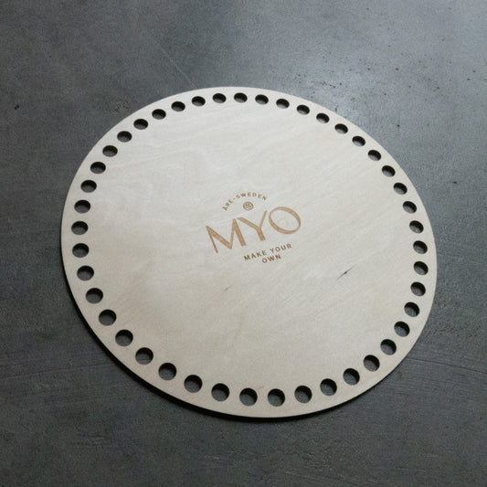 MYO Wooden basket base, round