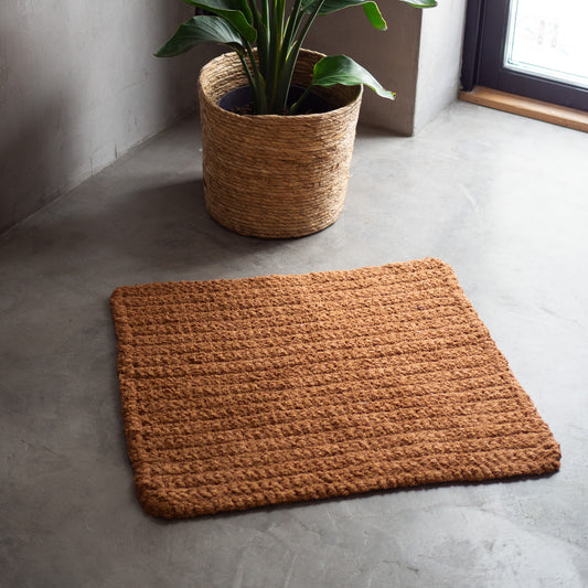 DIY kit: Crocheted terrycloth carpet