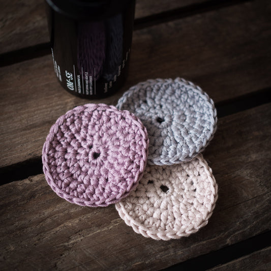 Crocheted bamboo plates - MYO Make Your Own